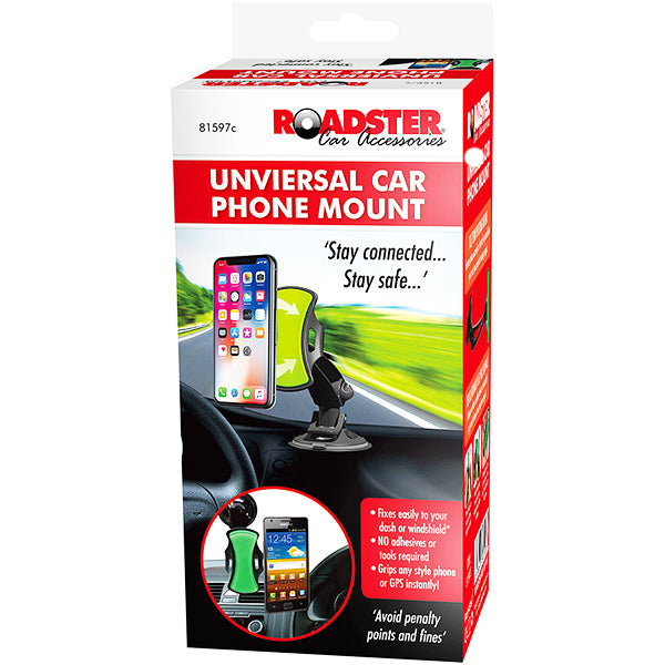 Universal Suction Cup Car Phone Mount For Phone & GPS