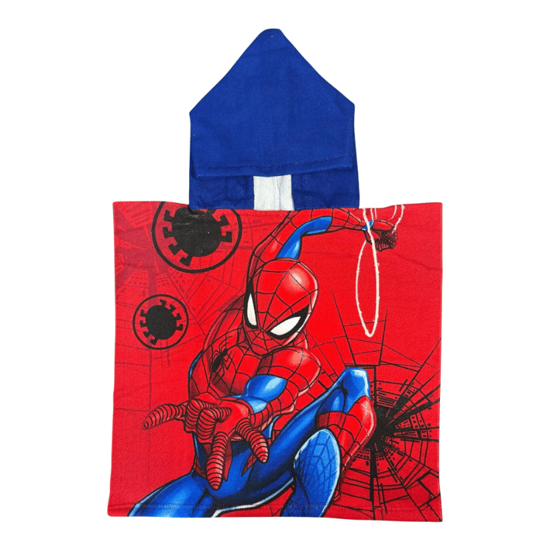 Kids Official Spiderman Poncho Towel - Case of 6