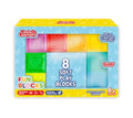 8 Soft Play Blocks Kids Soft & Textured Sensory Building Blocks