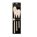 3 Pack Wooden Spoon Set - Case of 12