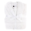 One Size Unisex Terry Towelling Bath Robe - White