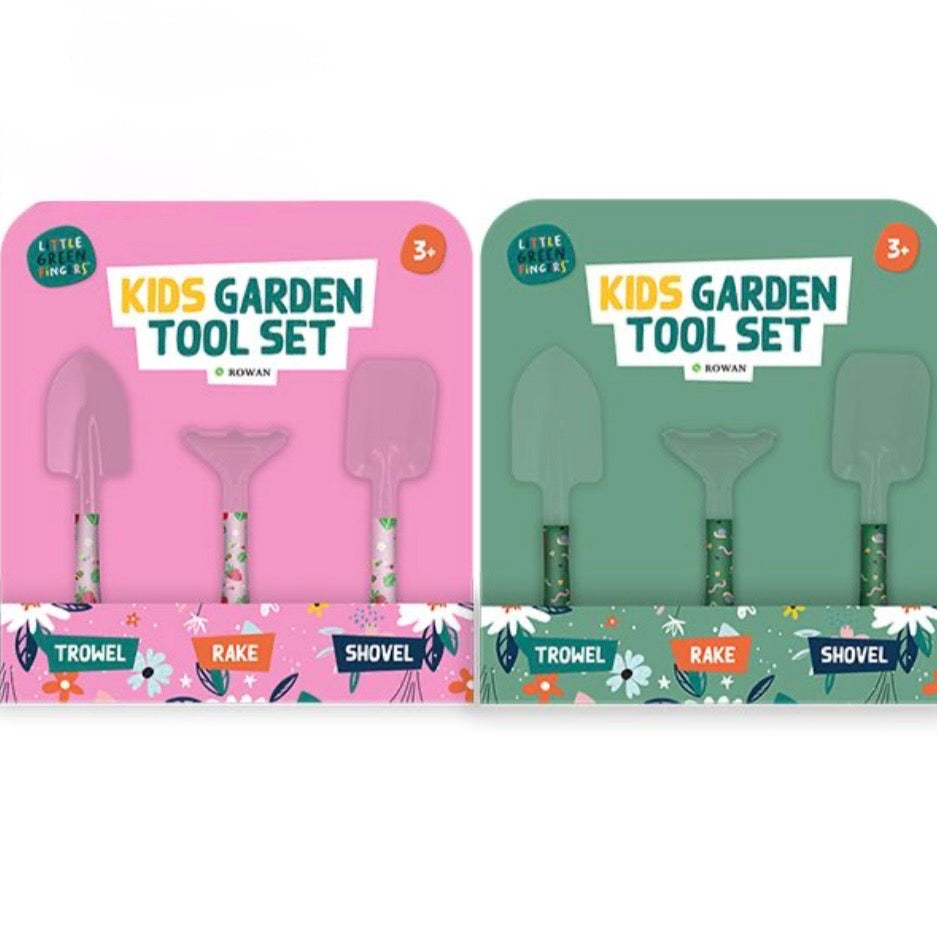 Kids 3pcs Garden Hand Tool Set - Case of 12