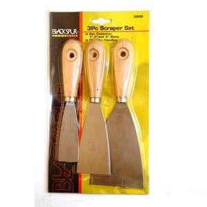 Blackspur 3 Pack Scraper Set Assorted Sizes
