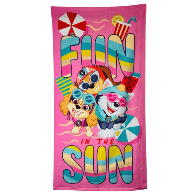 Kids Official Paw Patrol Skye Microfibre Towel - Case of 6