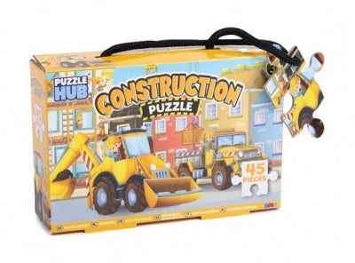 45PC Kids Construction Puzzle - Case of 12