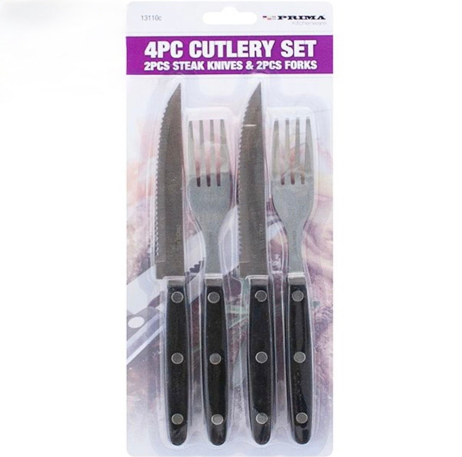 4 Piece Steak Knife Cutlery Set