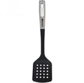 Black Nylon Slotted Spatula - Case of 12