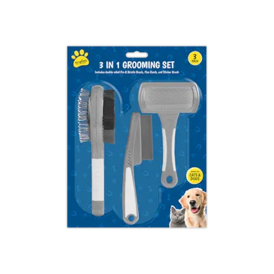 3 In 1 Pet Grooming Kit
